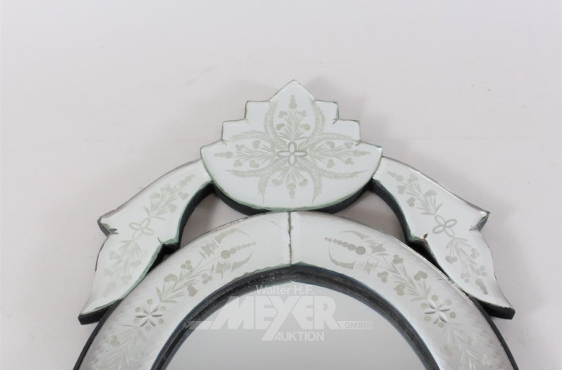 venezianischer Spiegel, oval