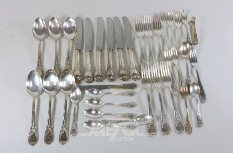 Posten Besteckteile, 90er Auflage