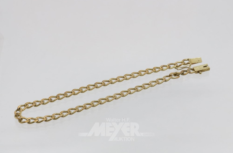 Armband, 333er GG, ca. 7 g.