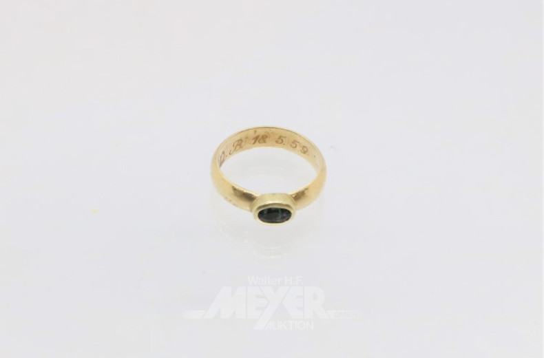 Damenring, 585er GG, mit