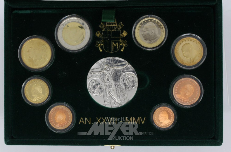 Euro-Münzsatz VATICANO Johannes Paul II