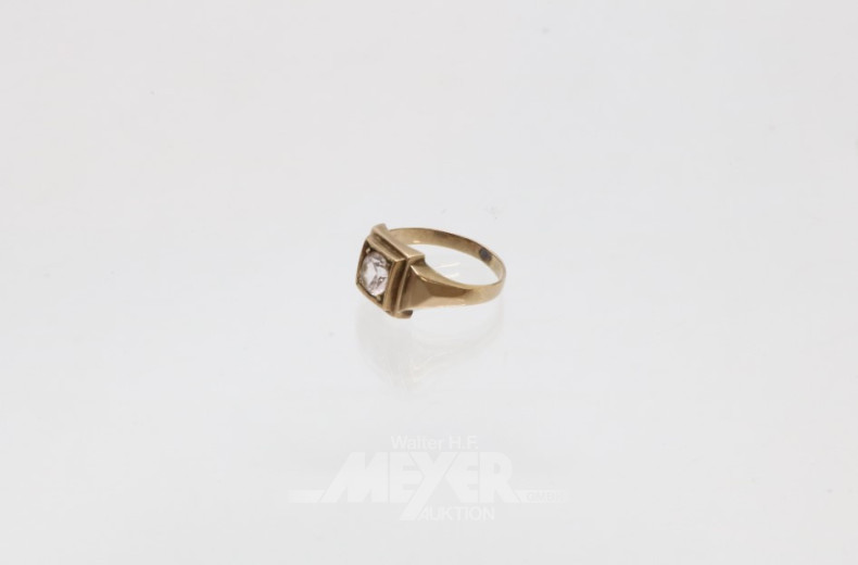 Damenring, 333RG, Ringgröße: 54,
