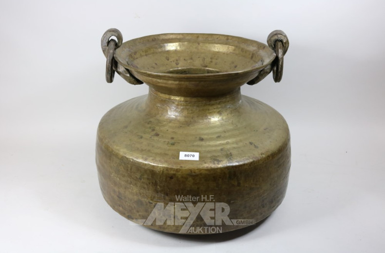 Metallkessel, Höhe: ca. 42cm