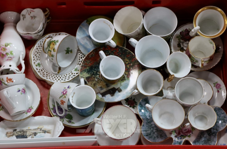 gr. Posten Porz. best. aus: Mokka- u.