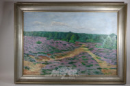 Gemälde ''Heidelandschaft'',