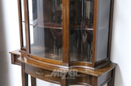 Konsolen Aufsatzvitrine, Mahagoni,