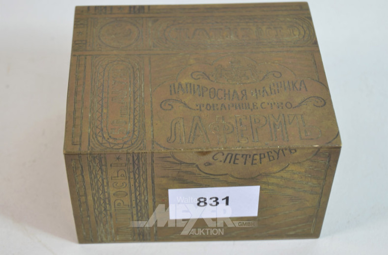 Zigaretten-Dose, Bronze, Russland