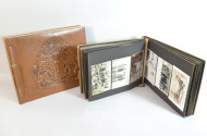 2 alte Foto-Alben,
