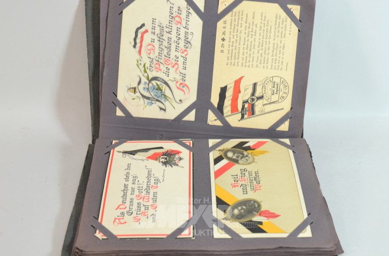 altes Postkartenalbum