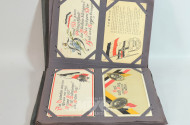 altes Postkartenalbum
