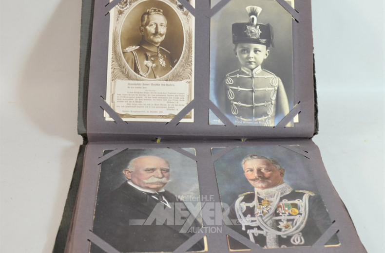 altes Postkartenalbum