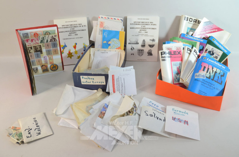Posten Briefmarken-Alben, Kataloge,