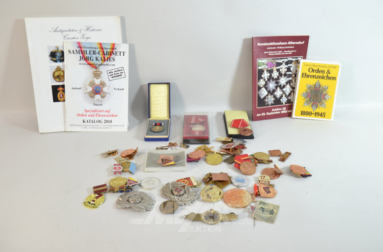 Posten Ehrenzeichen und Anstecknadeln,