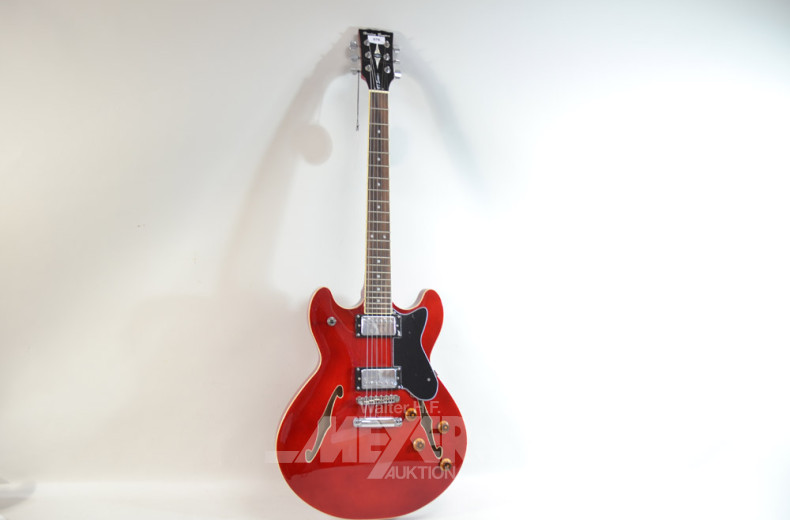 E- Gitarre ''Harley Benton'', rot