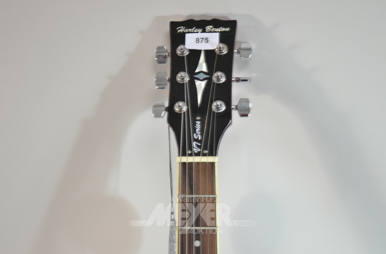 E- Gitarre ''Harley Benton'', rot