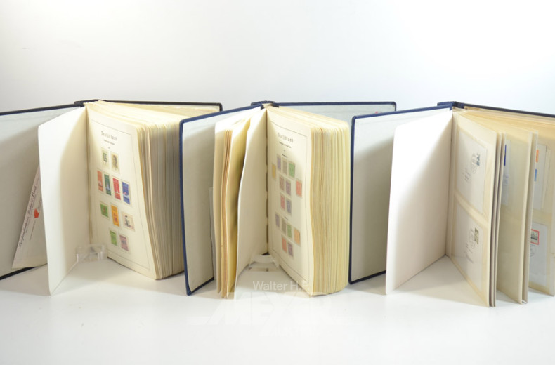 umfangreiche Briefmarken- u.