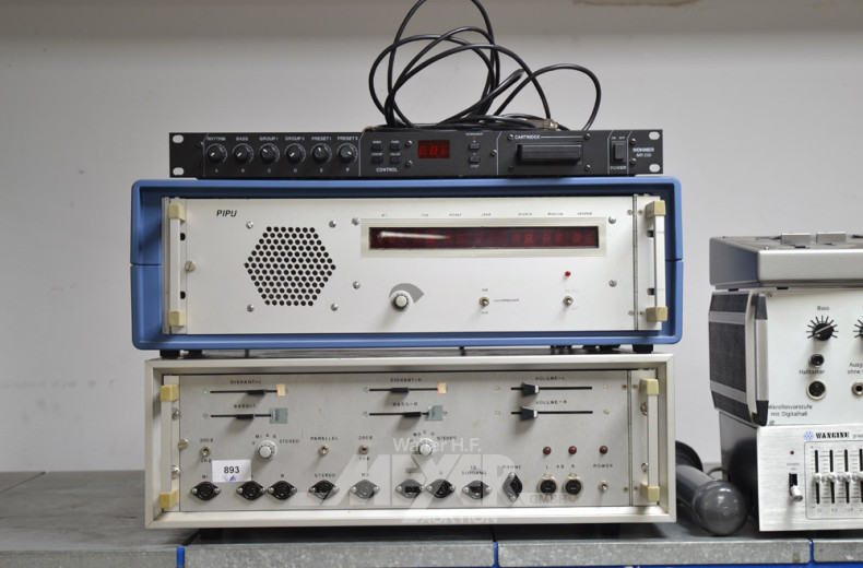 9 Teile Unterhaltungselektronik: