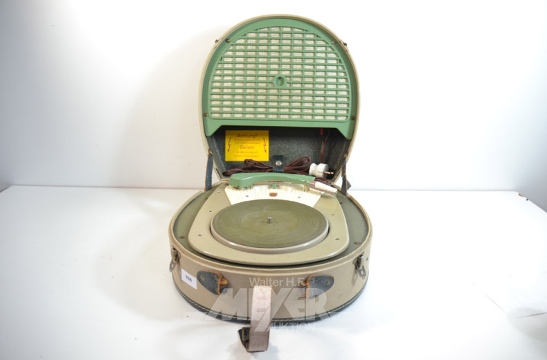 Koffer-Plattenspieler ''Philips'',