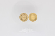 2 Goldmünzen 20 Mark, Deutsches Reich,