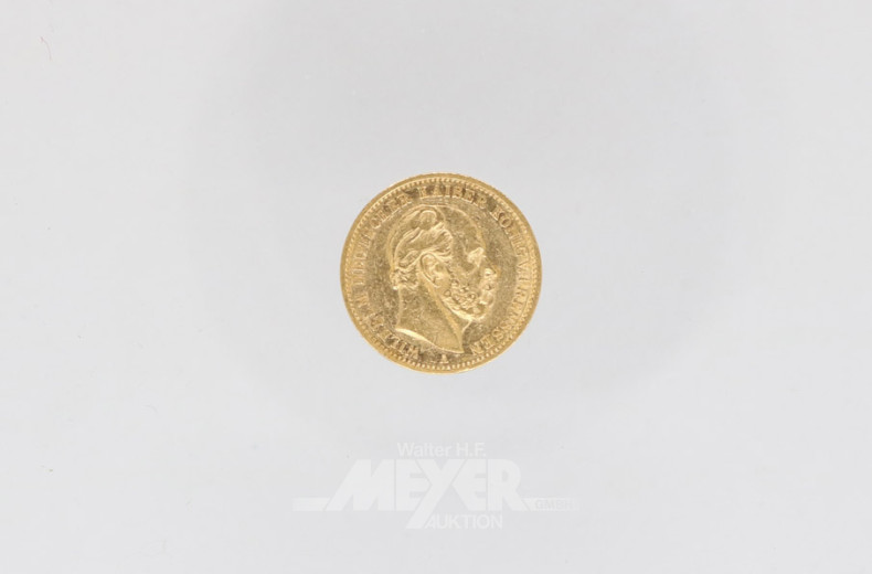 Goldmünze 20 Mark, Deutsches Reich,