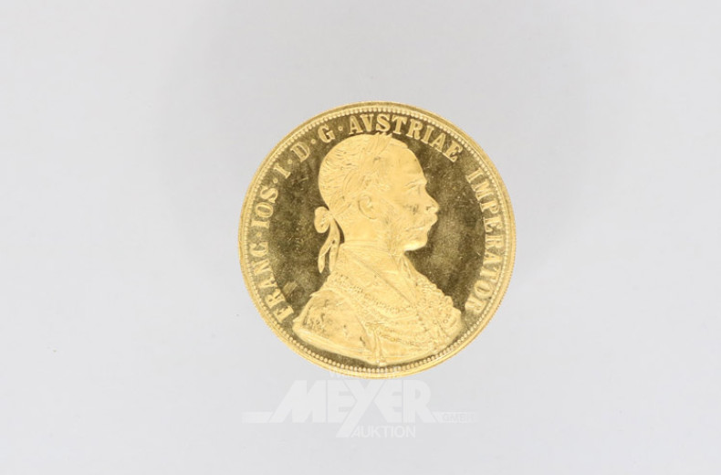 Goldmünze 4 Dukaten, 985er