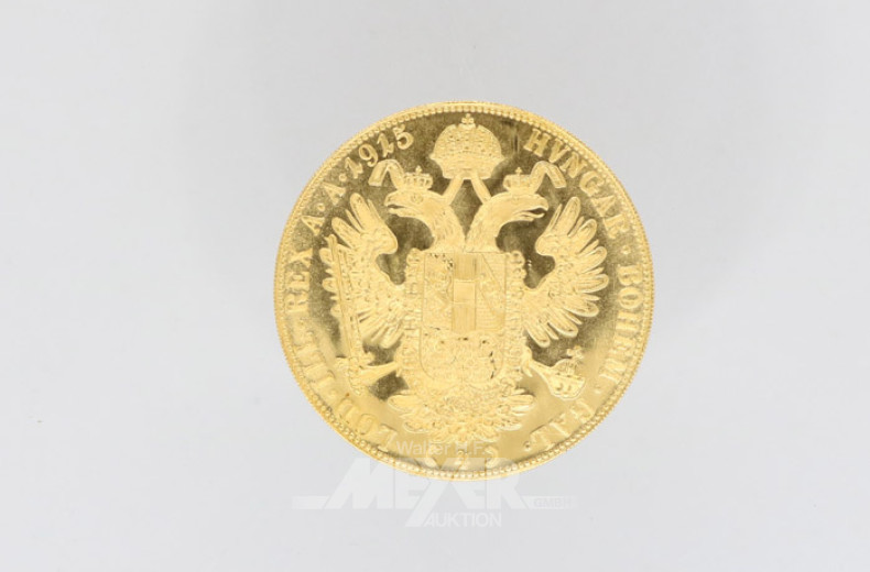 Goldmünze 4 Dukaten, 985er