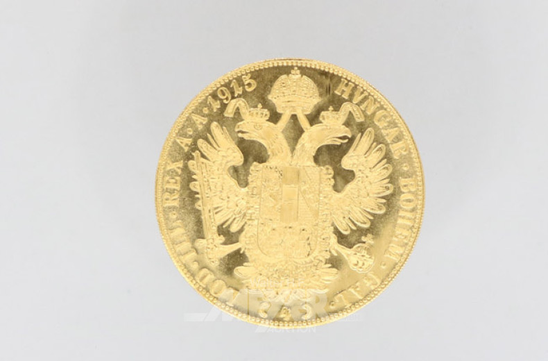 Goldmünze 4 Dukaten, 985er
