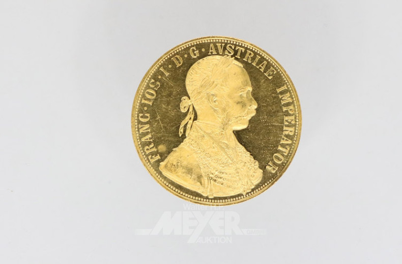Goldmünze 4 Dukaten, 985er