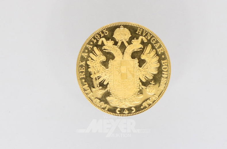 Goldmünze 4 Dukaten, 985er