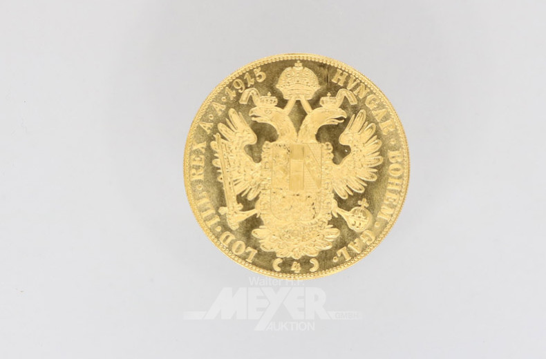 Goldmünze 4 Dukaten, 985er