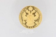 Goldmünze 4 Dukaten, 985er