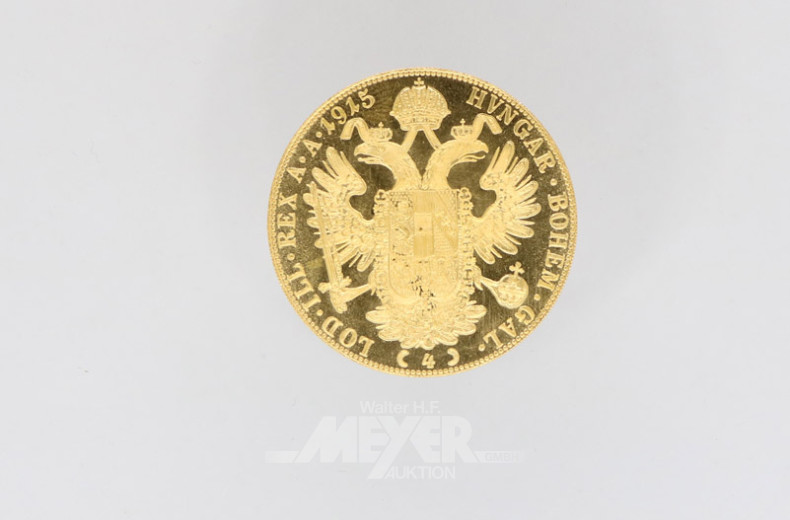Goldmünze 4 Dukaten, 985er