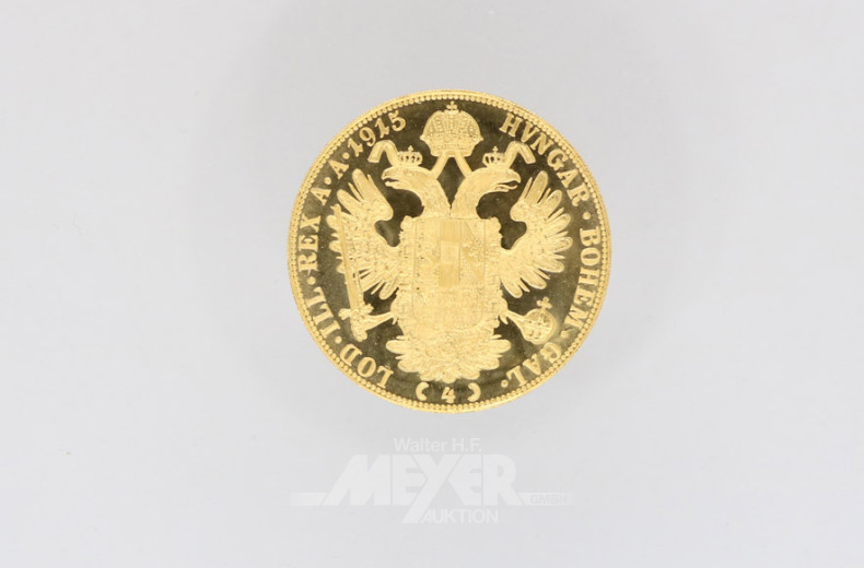 Goldmünze 4 Dukaten, 985er