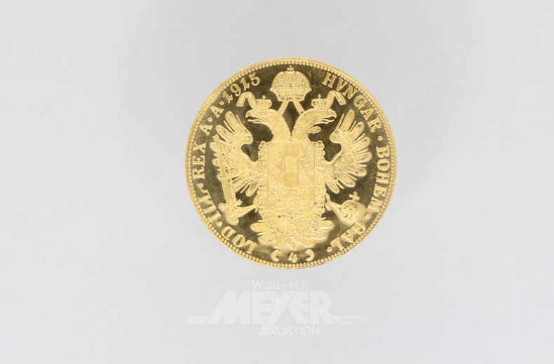 Goldmünze 4 Dukaten, 985er