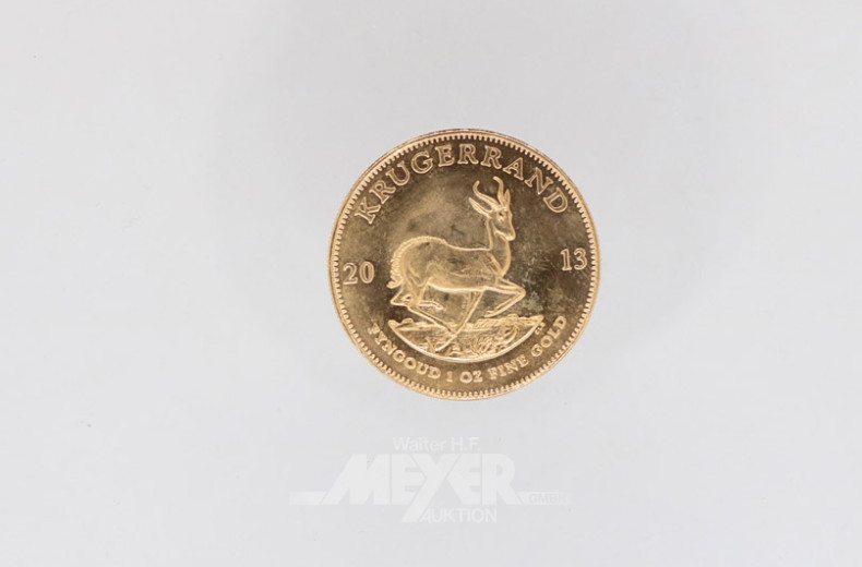 Goldmünze Krugerrand, 1 OZ,
