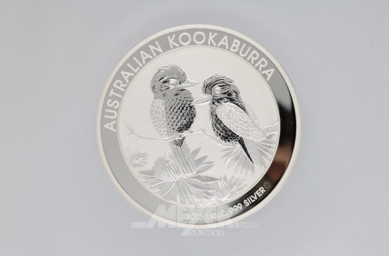 Münze 30 Dollar, 1 kg, 999er Feinsilber,