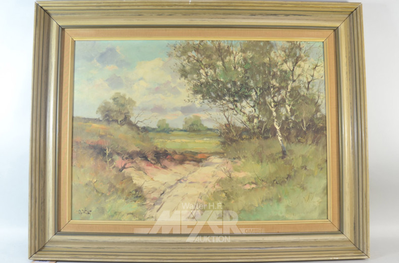 Gemälde  ''Birkenlandschaft''