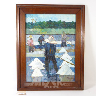 Gemälde ''Bauern bei der Arbeit''