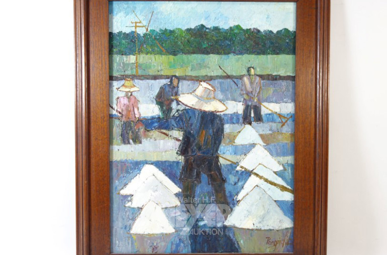 Gemälde ''Bauern bei der Arbeit''