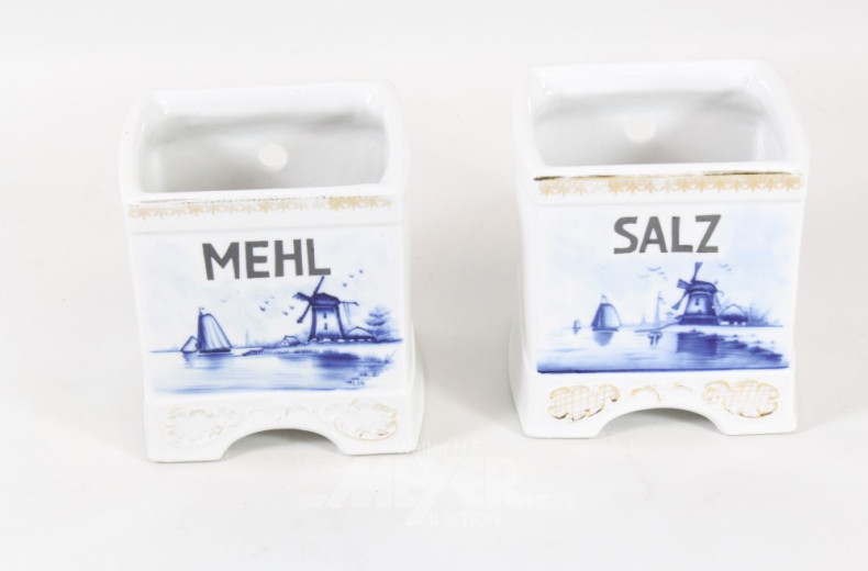 Posten versch. Porz.-Kruken