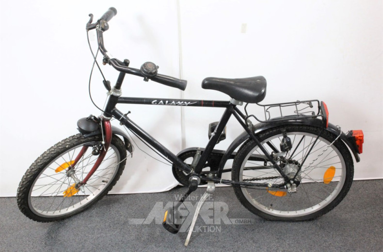 Jugend-Fahrrad GALAXY, schwarz
