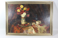 Gemälde ''Sillleben mit Blumen'',
