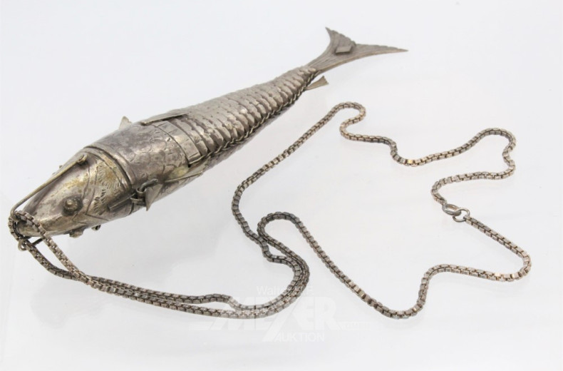 gr. beweglicher Gliederfisch, Silber