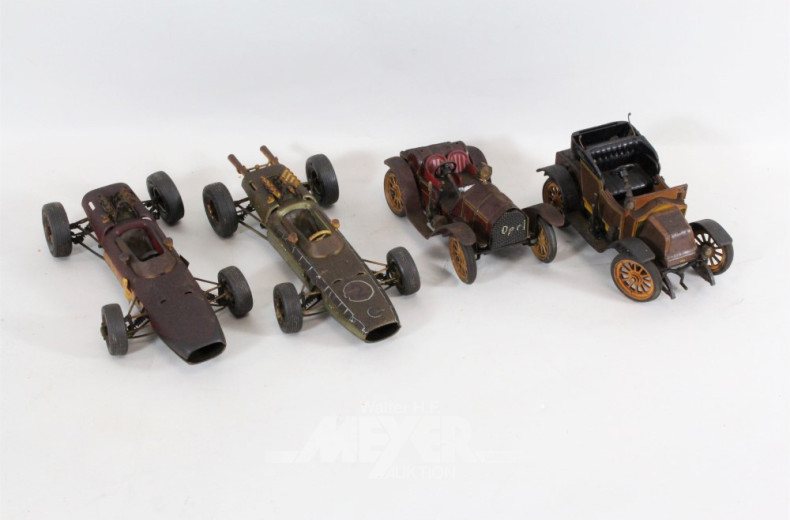 7 versch. Modellautos SCHUCO,