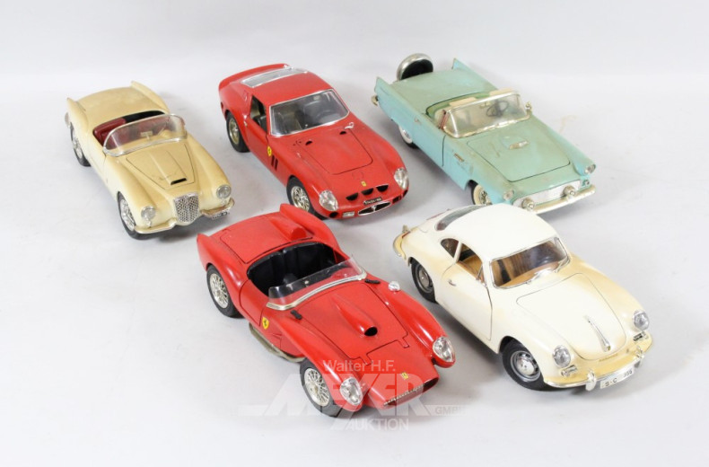 8 Modellautos u.a. BURAGO