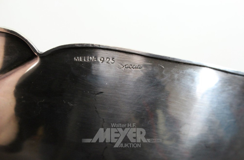 Silberschale Ø 24 cm, 925er, ca. 450 g,