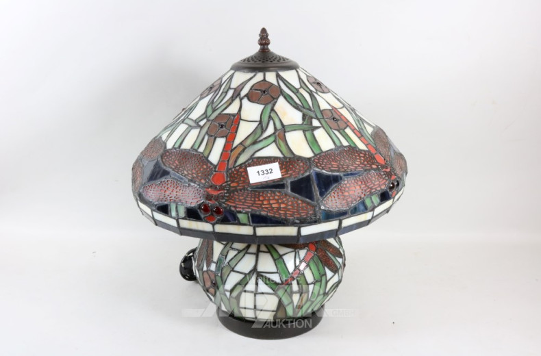 Tischlampe im Tiffany-Stil,