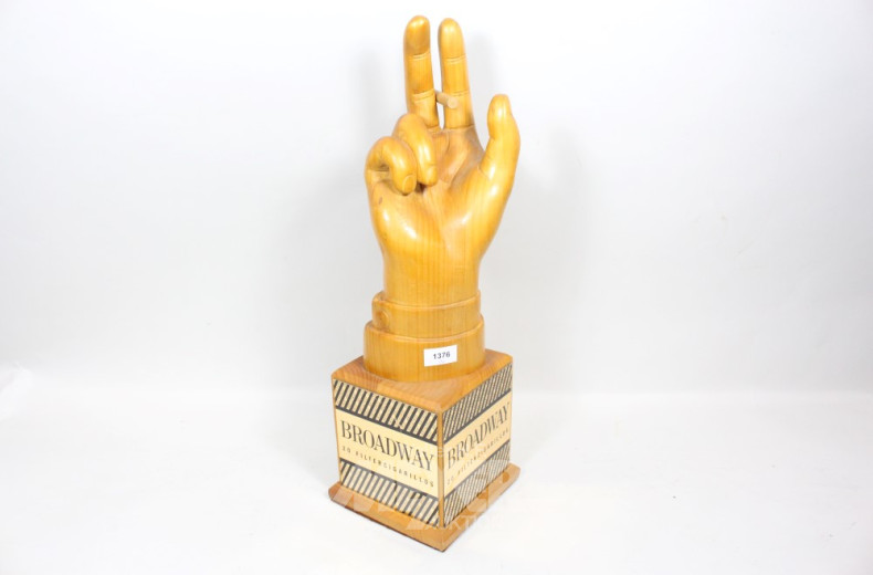 Reklame-Hand ''Broadway Filtercigarillos''