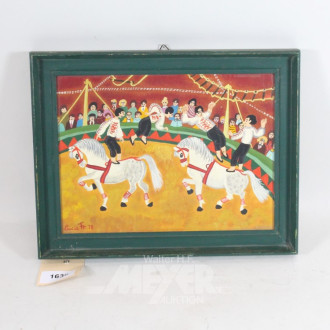 Gemälde ''Akrobaten zu Pferde''
