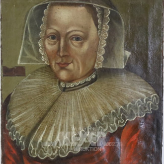 Gemälde ''Damen Portrait'', unsig.,